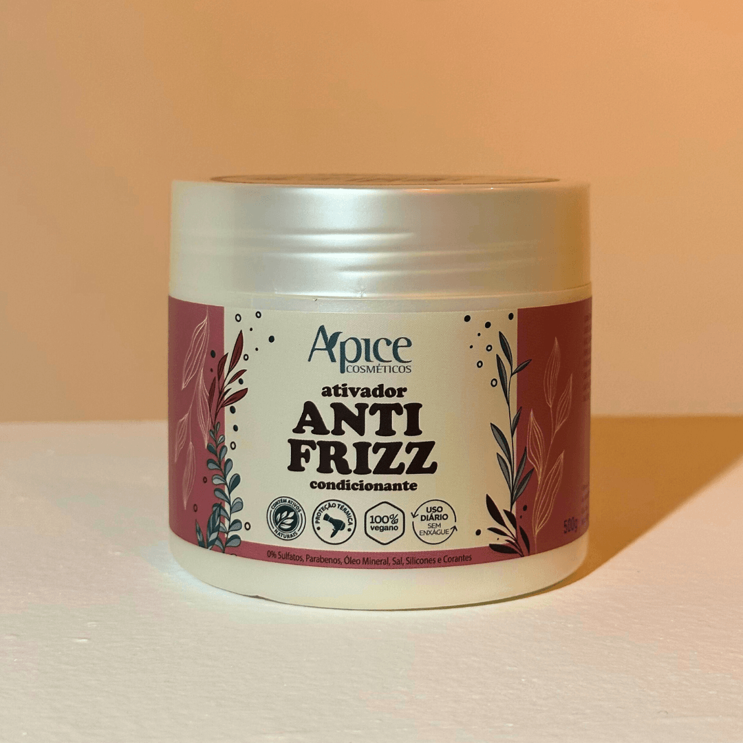 Ativador ANTI FRIZZ 500g - No Poo / Low Poo - Ação Condicionante