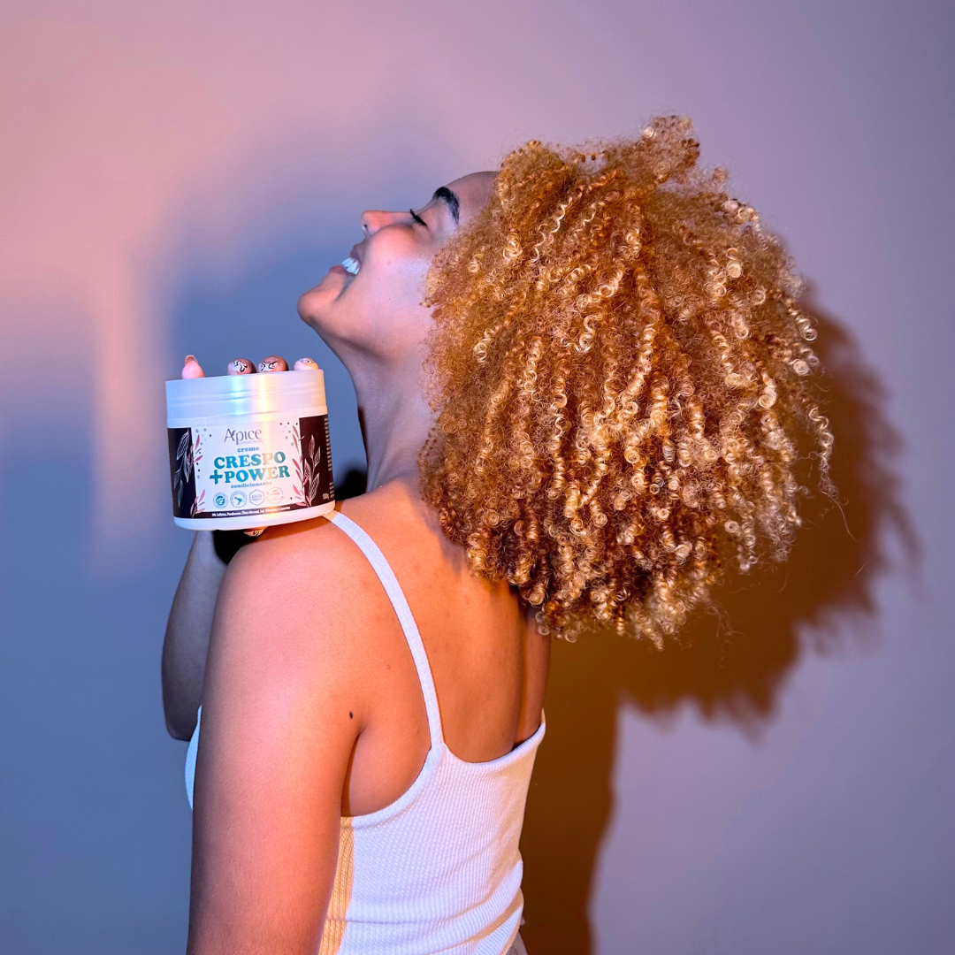 Creme de Pentear Crespo +Power 500g - No Poo / Low Poo - Ação Condicionante