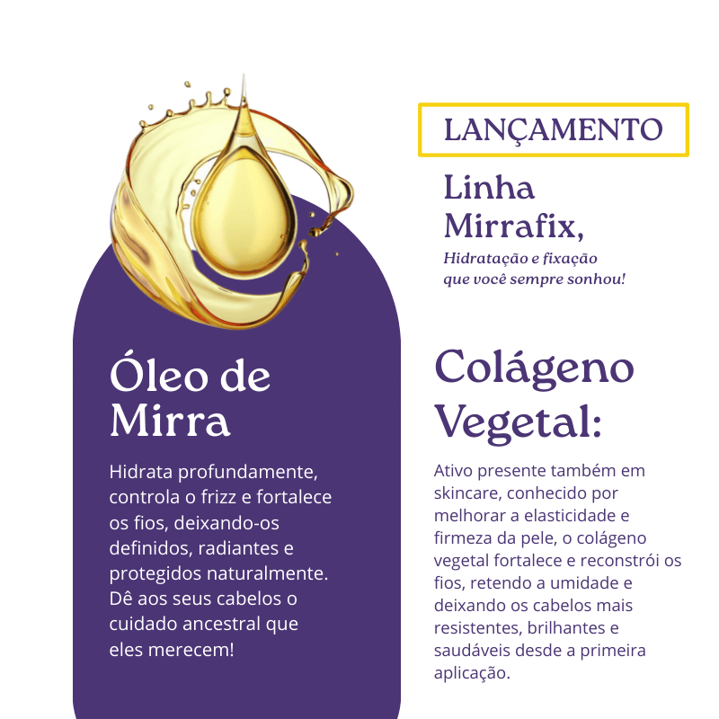 Máscara Hidratante Mirrafix 300g
