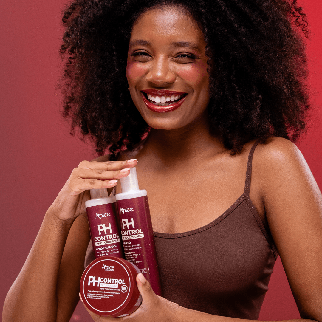 Kit Ph Control - Shampoo, Condicionador, Máscara e Creme de Pentear (4 itens)