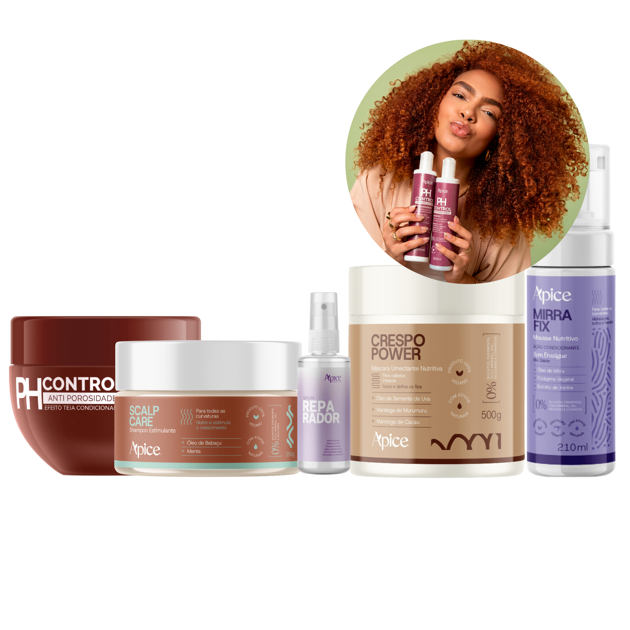 Kit @majusilva - Umectação e Finalização Poderosas – Apice Cosmeticos