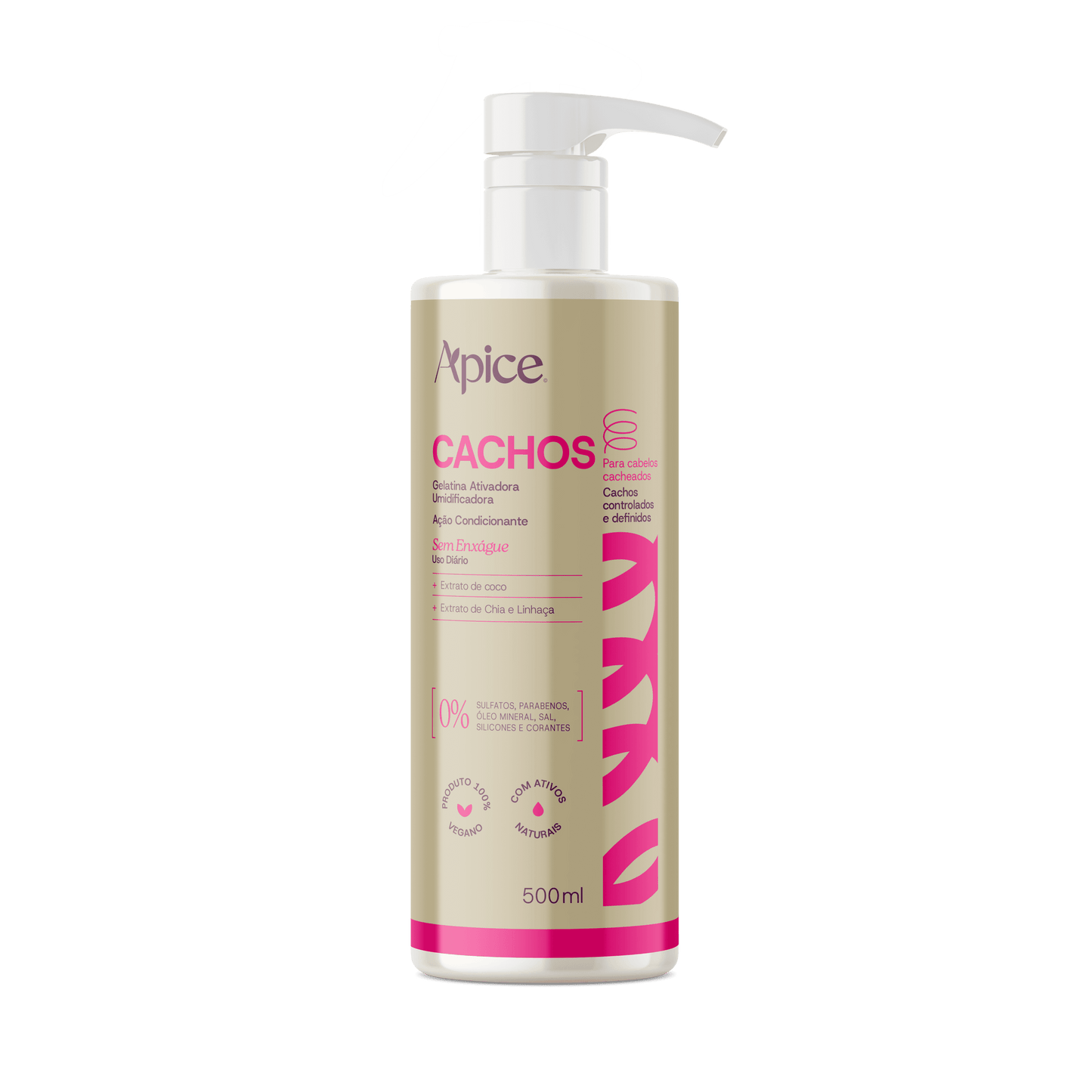 Gelatina Ativadora e Nutritiva Cachos Essence 500 ml