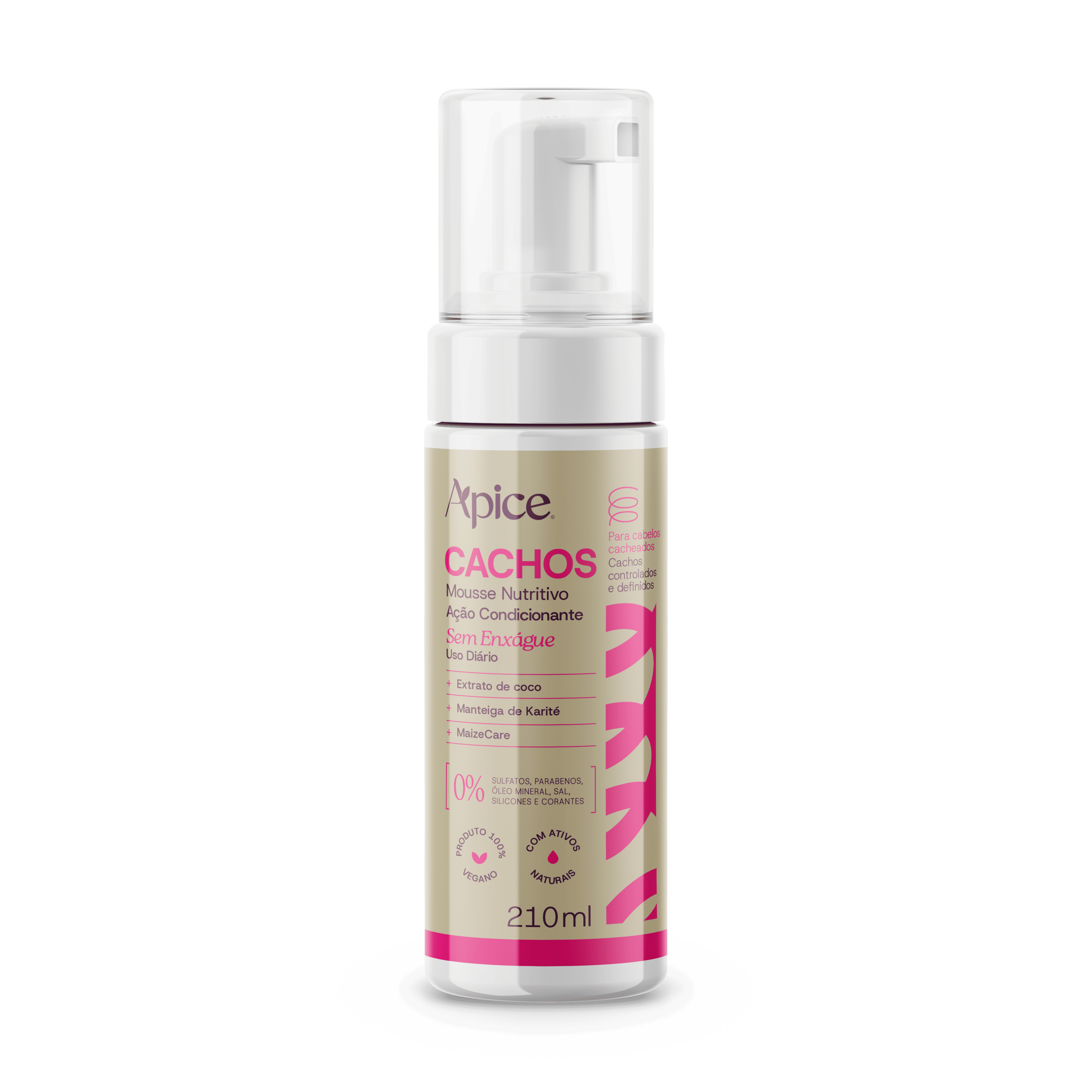 Mousse Nutritivo Cachos Essence 210 ml - Low Poo – Apice Cosmeticos