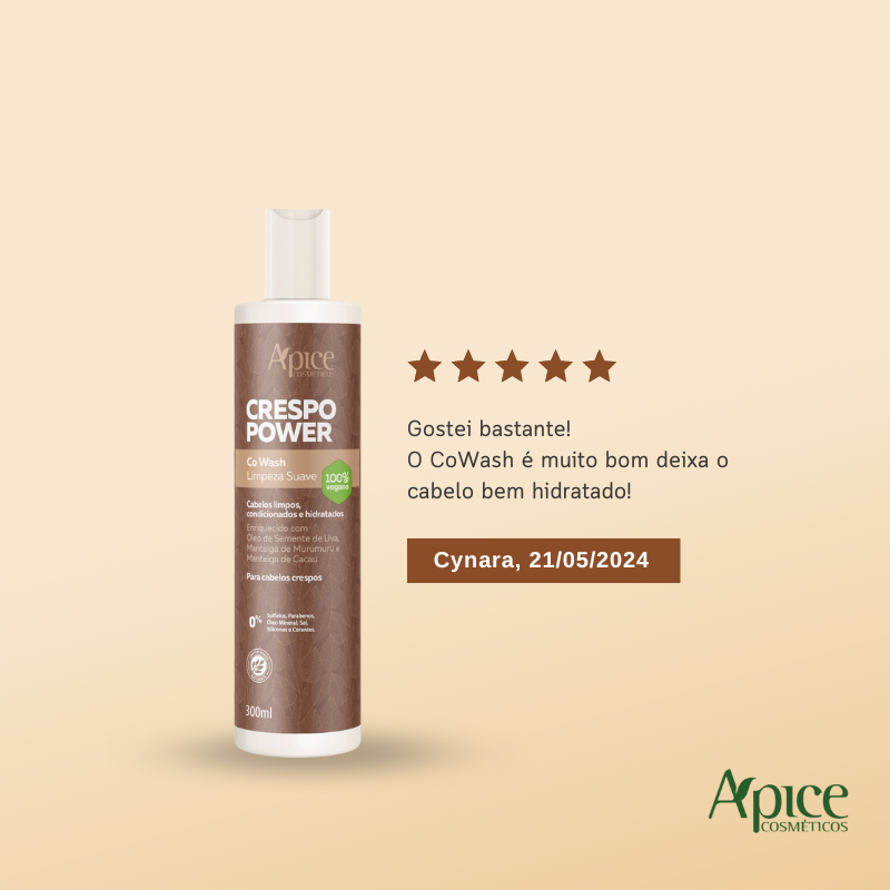 Kit Crespo Power - Co Wash, Condicionador e Creme de Pentear (3 ITENS)