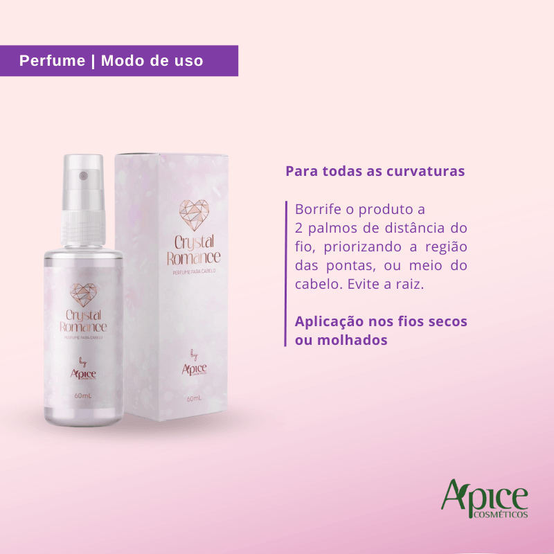 Perfume Capilar Crystal Romance 60 ml