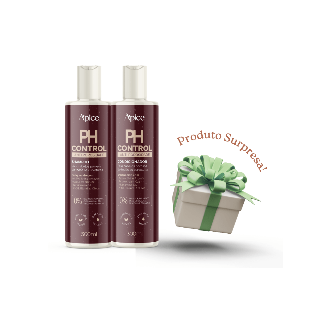 Kit Ph Control - Shampoo, Condicionador e Produto Supresa (3 ITENS)