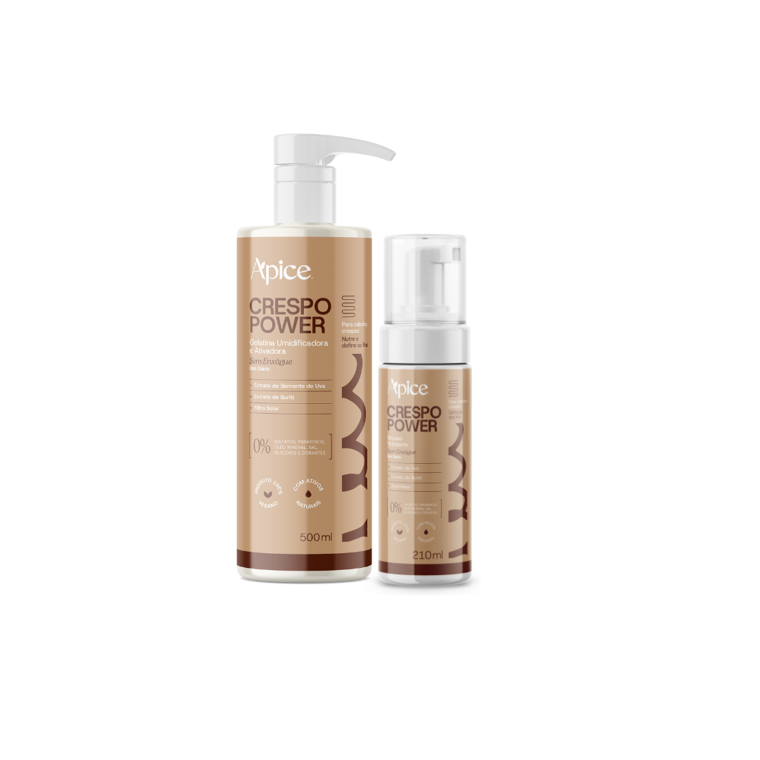 Kit Crespo Power Finalizadores - Mousse e Gelatina (2 itens)