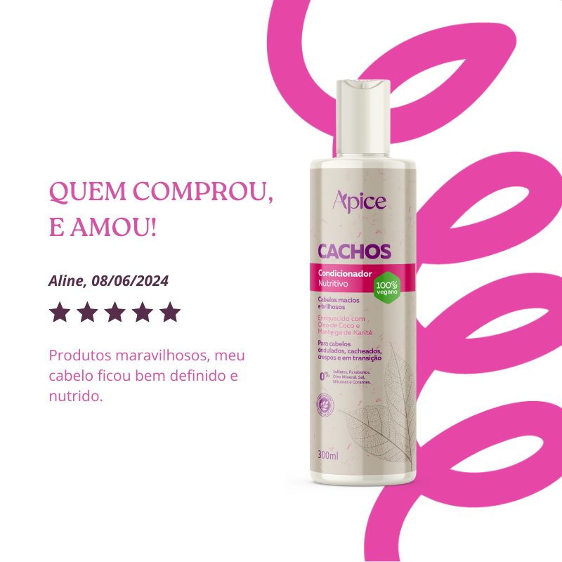 Condicionador Cachos Nutritivo 300ml