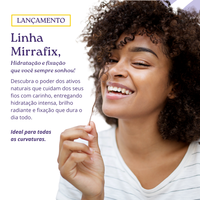 Kit Mirra Fix - Ativador, Gelatina, Mousse e Óleo (4 ITENS)