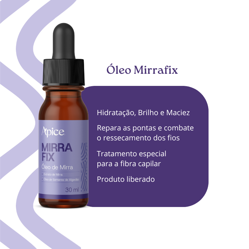 Kit Mirra Fix - Ativador, Gelatina, Mousse e Óleo (4 ITENS)