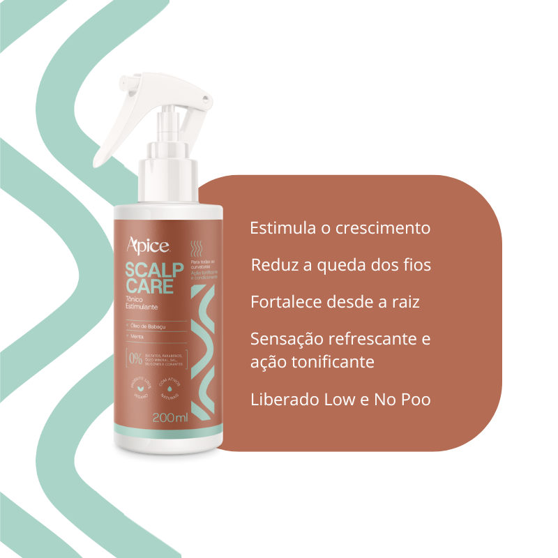 Kit Scalp Care - Shampoo em pasta, Condicionador, Máscara e Tônico (4 ITENS)