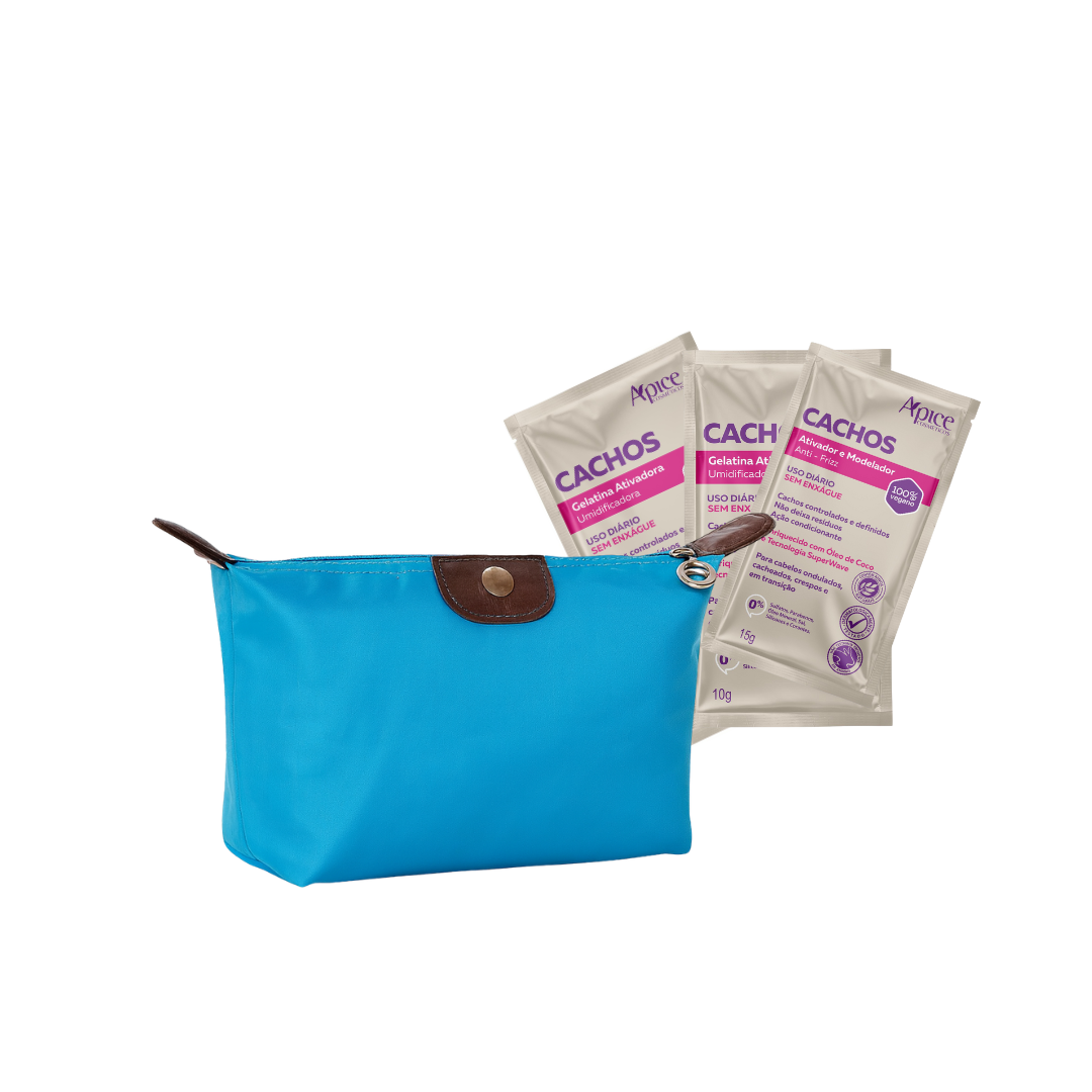 kit necessaire + sachê 3 unidades