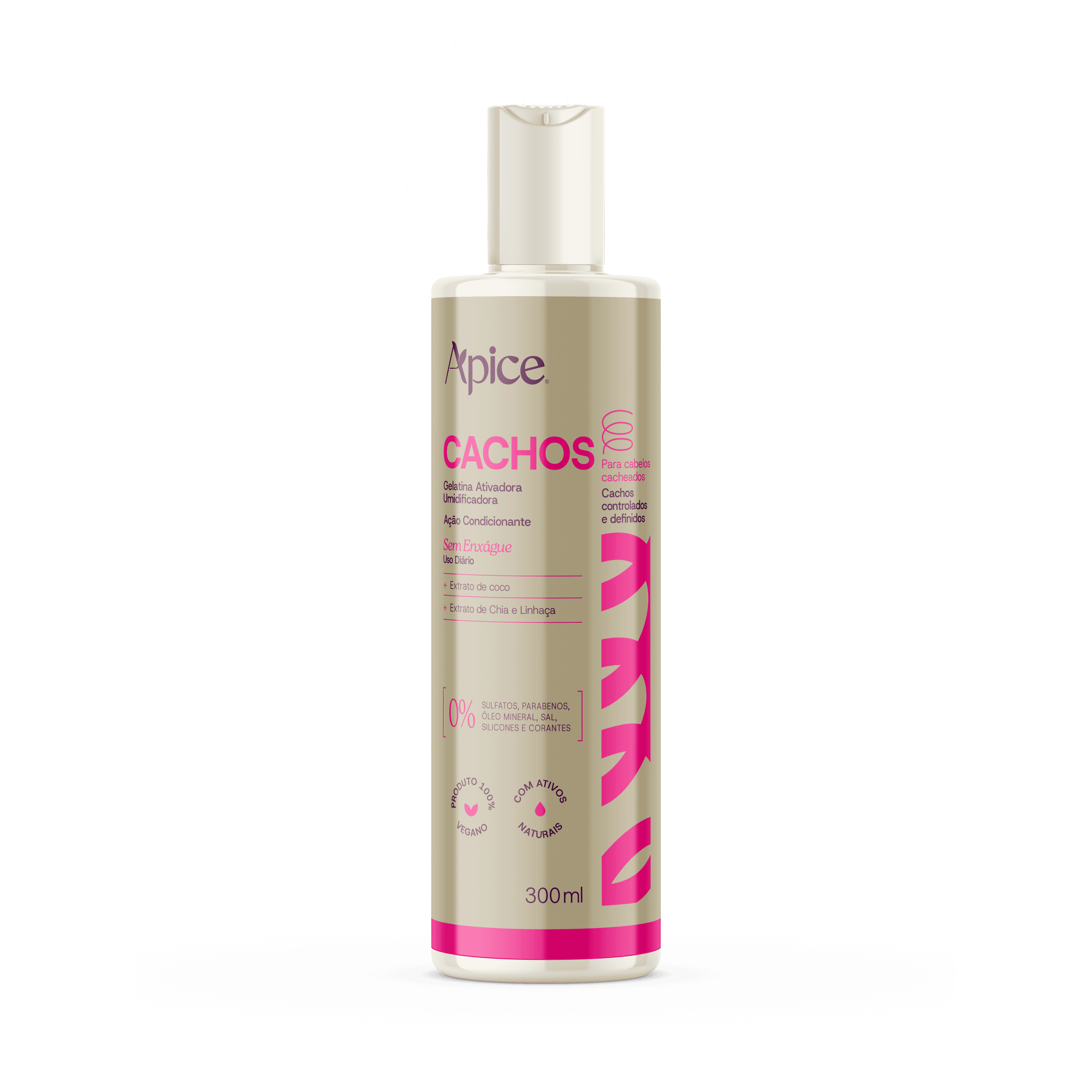 Gelatina Ativadora e Nutritiva Cachos Essence 300 ml – Apice