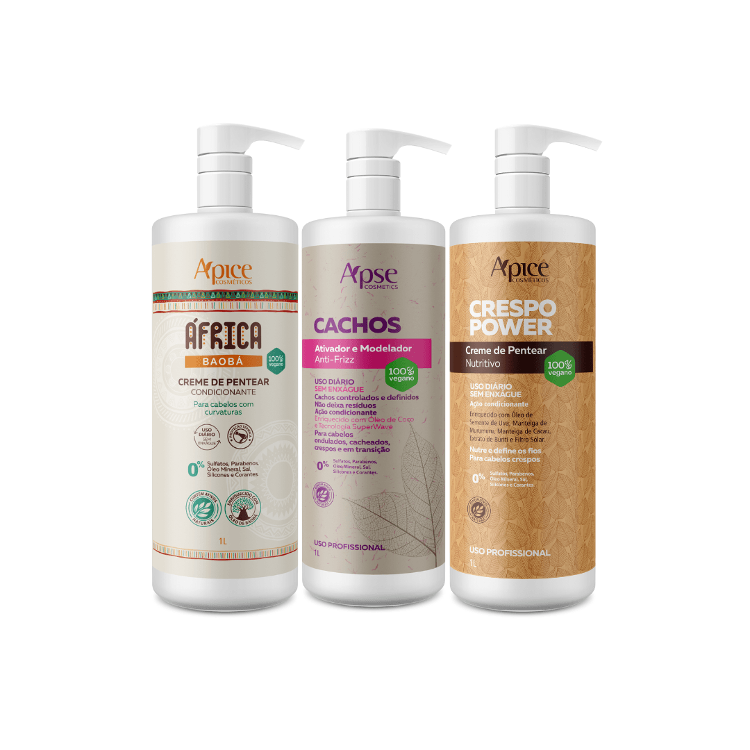 ADSIN Hair Sleep Lotion 3個セット Kit Ativador e Creme 1000 ml (3 itens) – Apice Cosmeticos