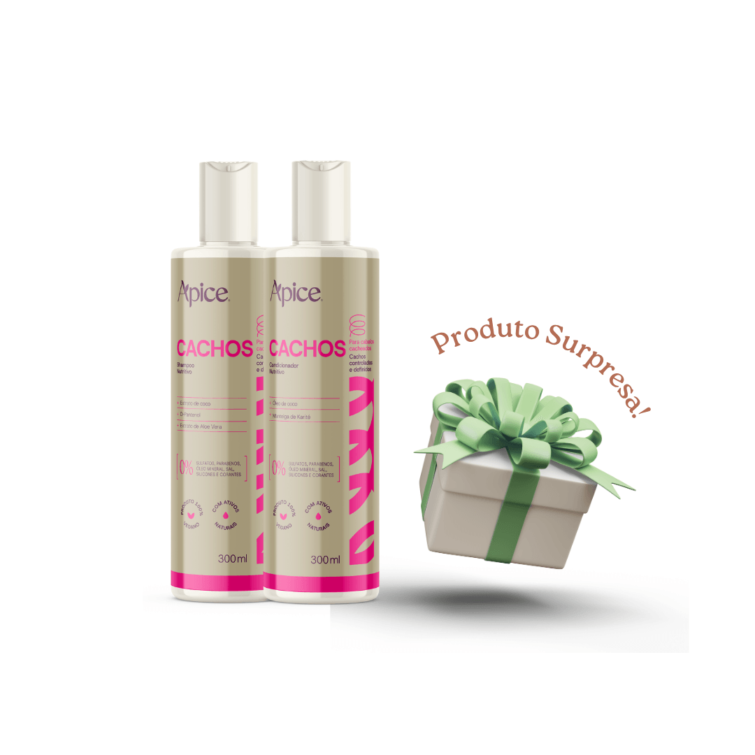 Kit Cachos Essence - Shampoo, Condicionador e Produto Supresa (3 ITENS)