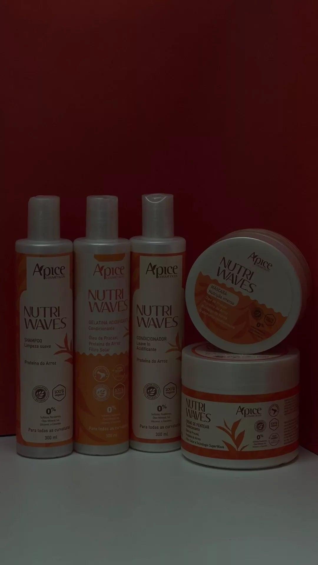 Kitão Onduladas Nutri Waves Higienização - Shampoo e Condicionador (2 itens)