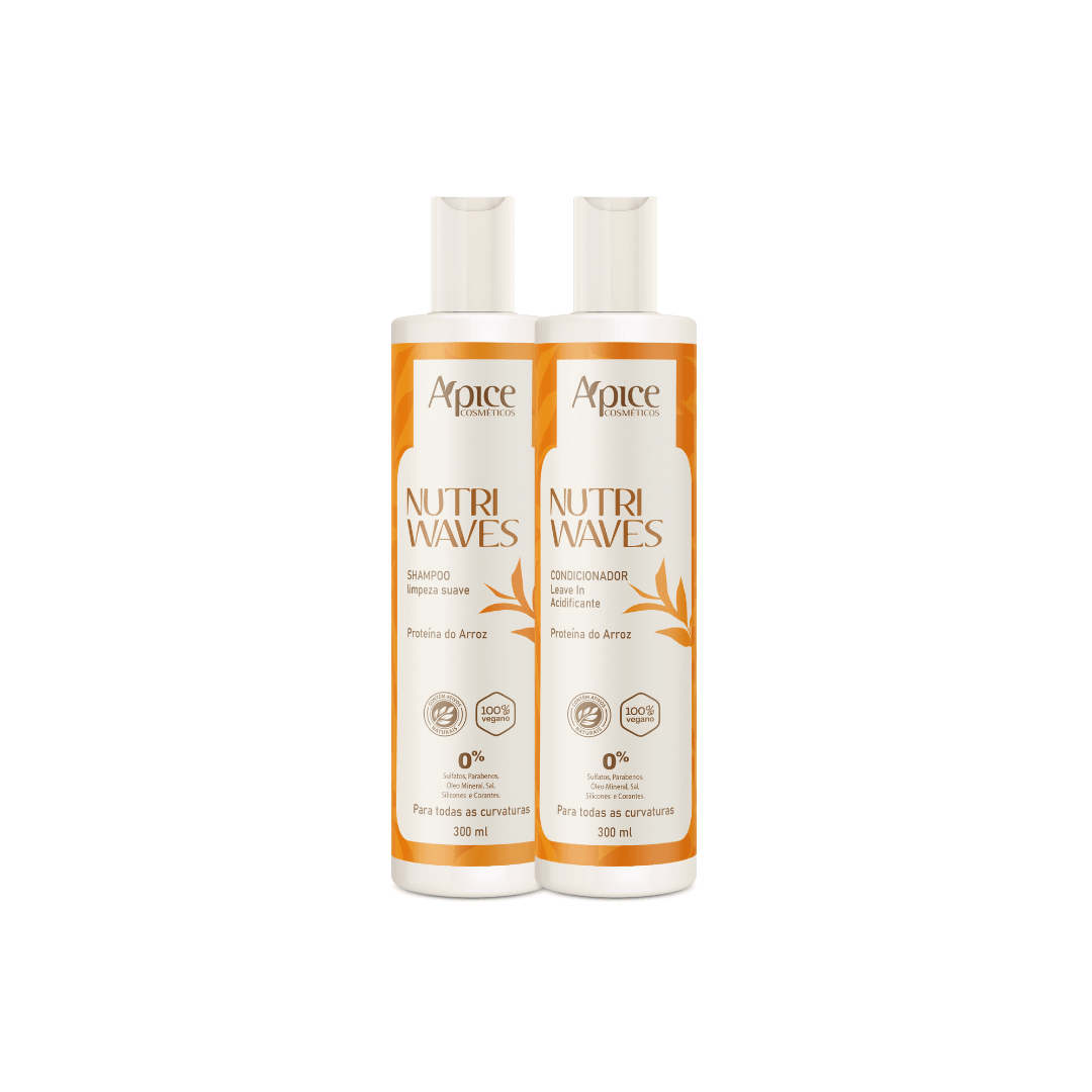Kit Onduladas Nutri Waves Higienização - Shampoo e Condicionador