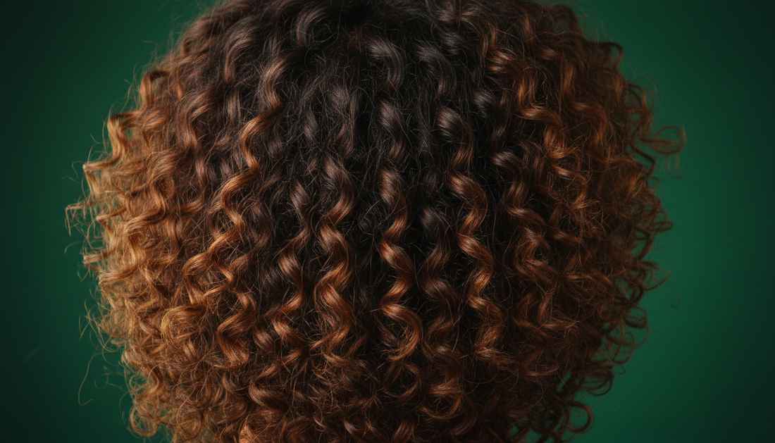 Macro de cachos definidos sem frizz - capa editorial Apice