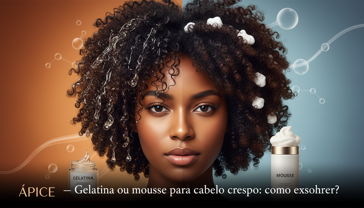 Gelatina ou mousse para cabelo crespo: como escolher?