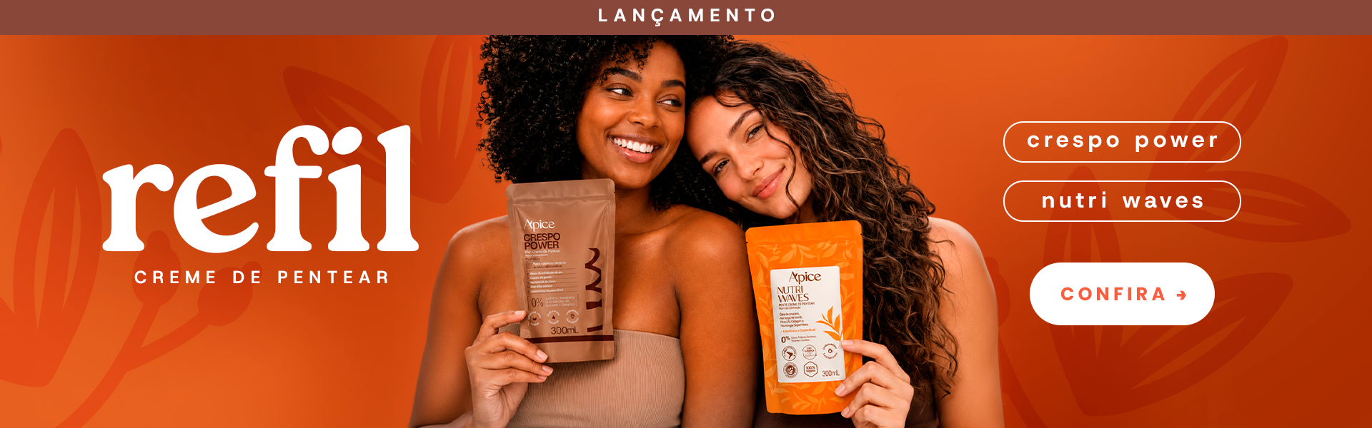 Suas linhas de cuidado favorito, agora em versão refil.