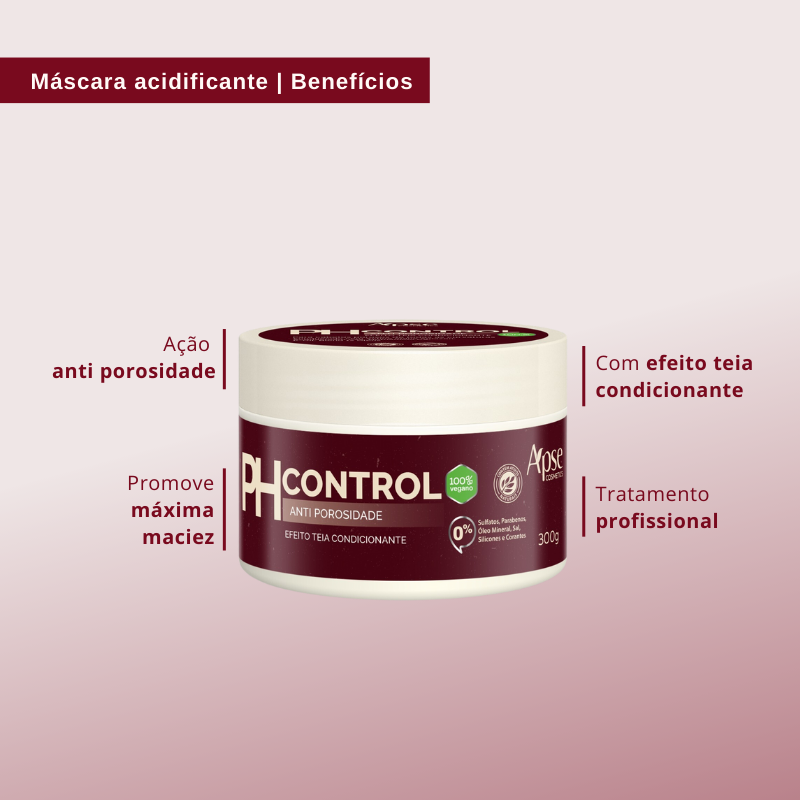 Kit Crespo PH - Shampoo, Condicionador, PH Control e Creme de Pentear (4 ITENS)