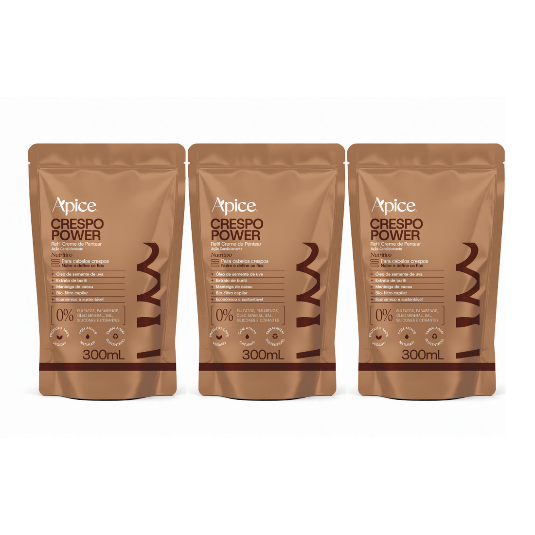 Kit Refil Crespo Power 3 itens