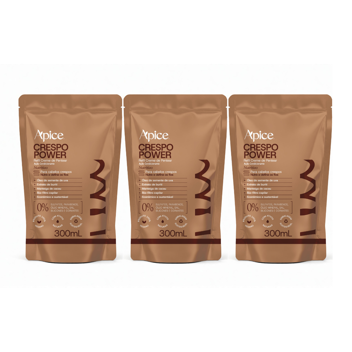 Kit Refil Crespo Power 3 itens