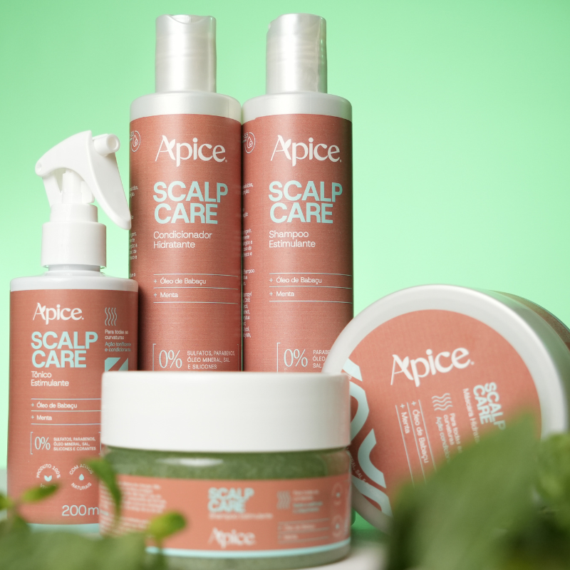 Kit Scalp Care - Shampoo, Condicionador, Máscara, Shampoo em pasta e Tônico (5 ITENS)