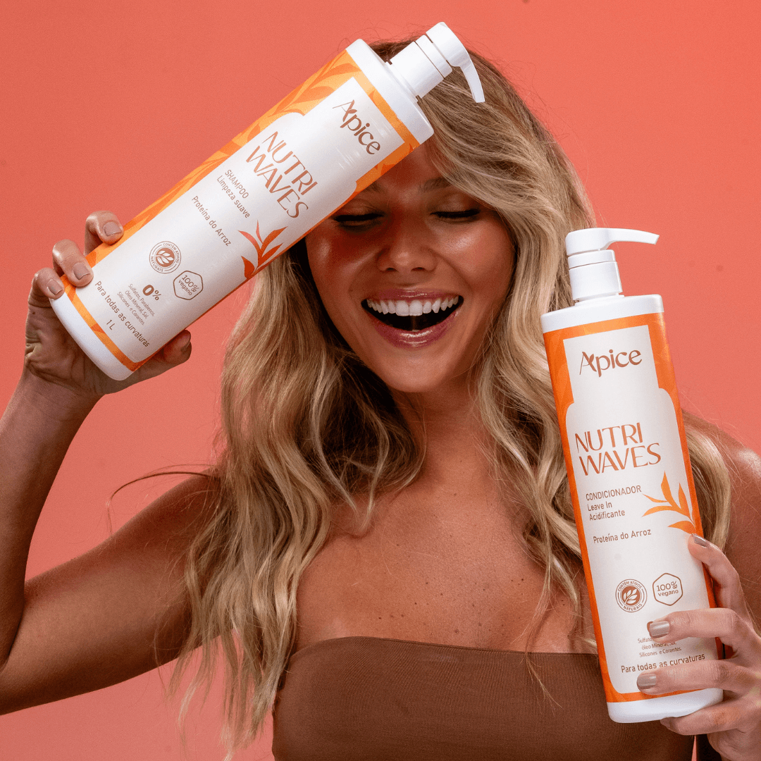 Kitão Onduladas Nutri Waves Higienização - Shampoo e Condicionador (2 itens)