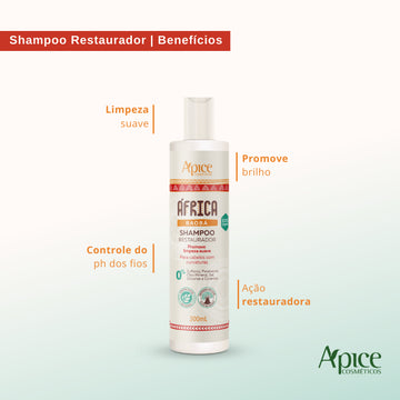 Kit África Baobá - Shampoo, Condicionador, Gelatina, Máscara e Creme de Pentear (5 ITENS)