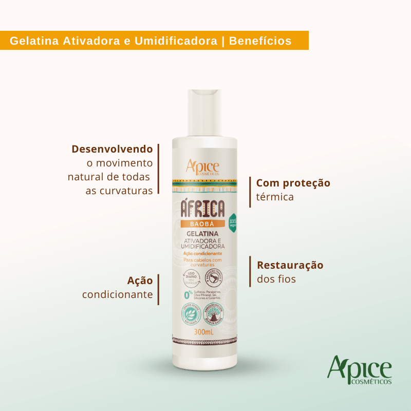 Gelatina África Baobá Restaurador 300 ml