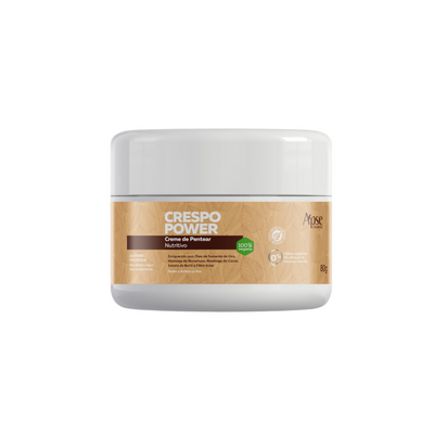 Creme de Pentear Nutritivo Crespo Power 80g - No Poo / Low Poo - Ação Condicionante