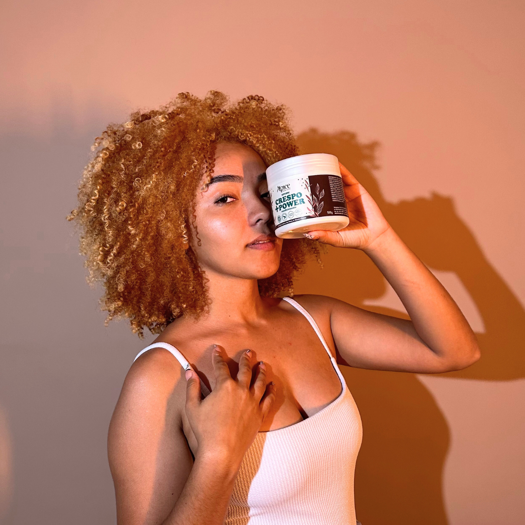 Creme de Pentear Crespo +Power 500g - No Poo / Low Poo - Ação Condicionante