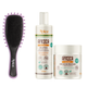 Kit África Nutrição - Escova Lilás, Gelatina e Creme de Pentear (3 ITENS)