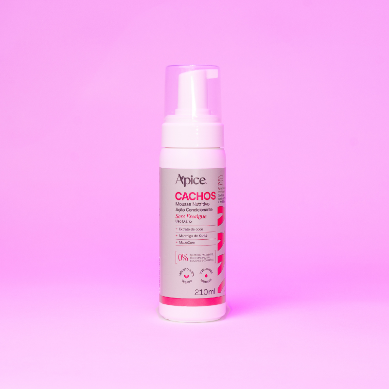 Kit Cachos NOVA FRAGRÂNCIA- Shampoo, Condicionador e Mousse (3 ITENS)