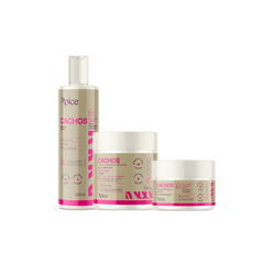 Kit Cachos Essence - Shampoo, Máscara e Ativador de Cachos (3 itens)