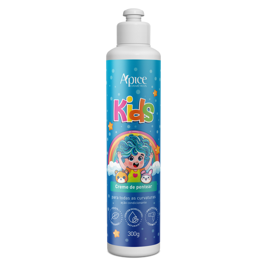 Creme de Pentear KIDS 300g - No Poo / Low Poo - Ação Condicionante