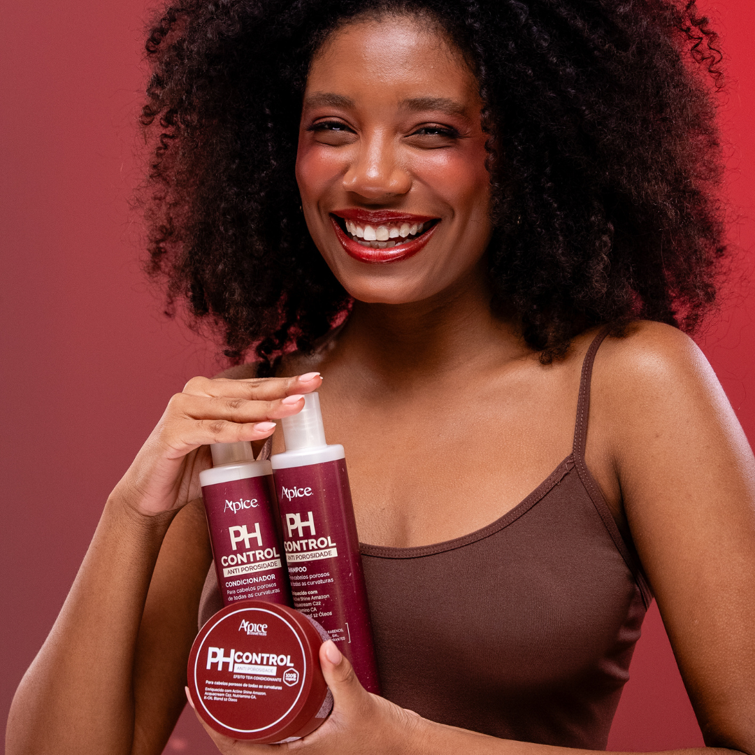Kit Ph Control - Shampoo, Condicionador, Máscara e Creme de Pentear (4 itens)
