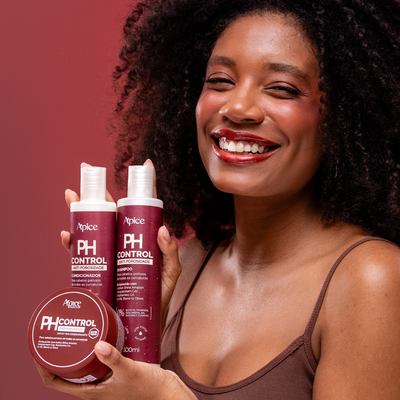 Kit Ph Control - Shampoo, Condicionador, Máscára, Creme de Pentear e Gelatina (5 itens)