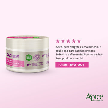 Kit Cachos - Shampoo, Máscara e Ativador de Cachos (3 itens)