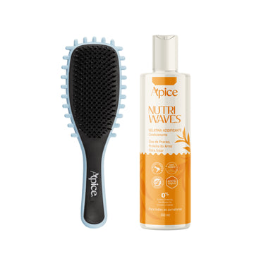 Kit Fitagem Nutri - Escova Azul e Gelatina