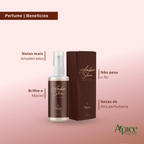 Kit Perfume Amber Shine, Rímel Anti-frizz e Acqua Cream (3 itens)