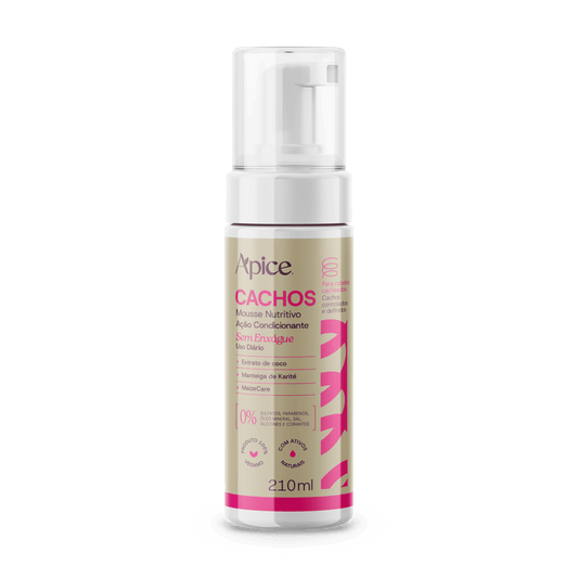 Mousse Nutritivo Cachos Essence 210 ml - Low Poo