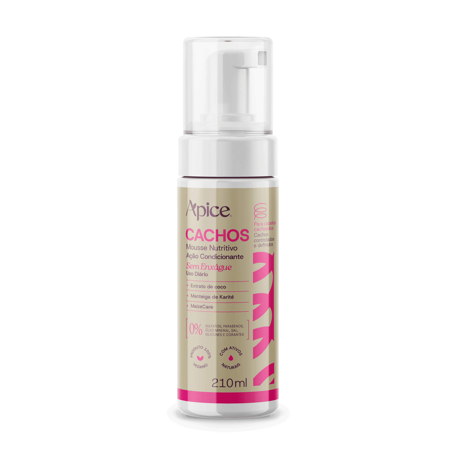 Mousse Nutritivo Cachos Essence 210 ml - Low Poo – Apice Cosmeticos