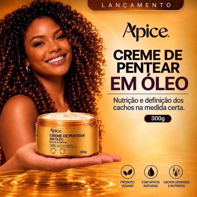 Creme de Pentear em Óleo 300g - Noor Elixir