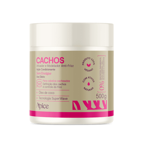Ativador e Modelador Anti-Frizz Cachos 500g - NOVA FRAGRÂNCIA
