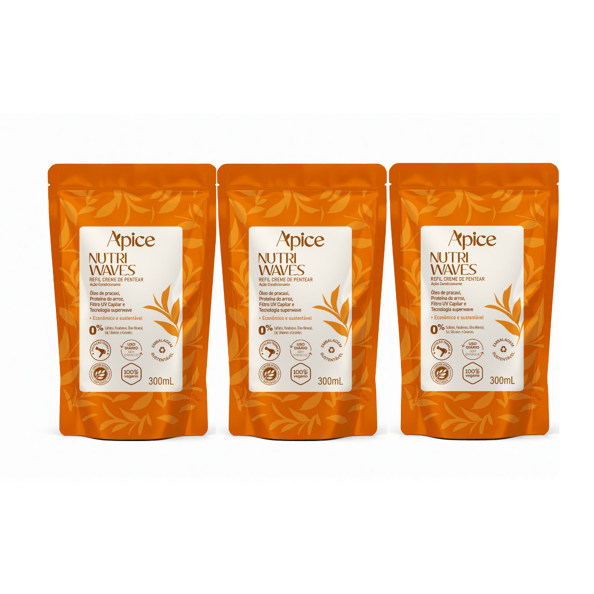 Kit Refil Nutri Waves 3 itens