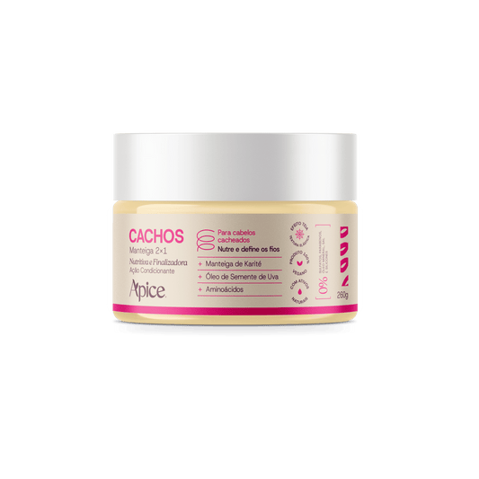 Manteiga 2x1 (Nutritiva e Finalizadora) Cachos 260g