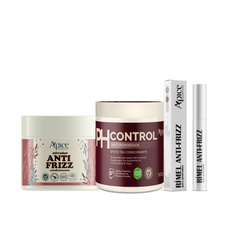 Kit Ativador Anti frizz, Ph Control e Rímel Anti-frizz (3 itens)