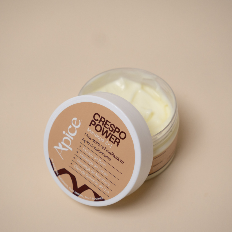 Manteiga 2x1 (Nutritiva e Finalizadora) Crespo Power 260g